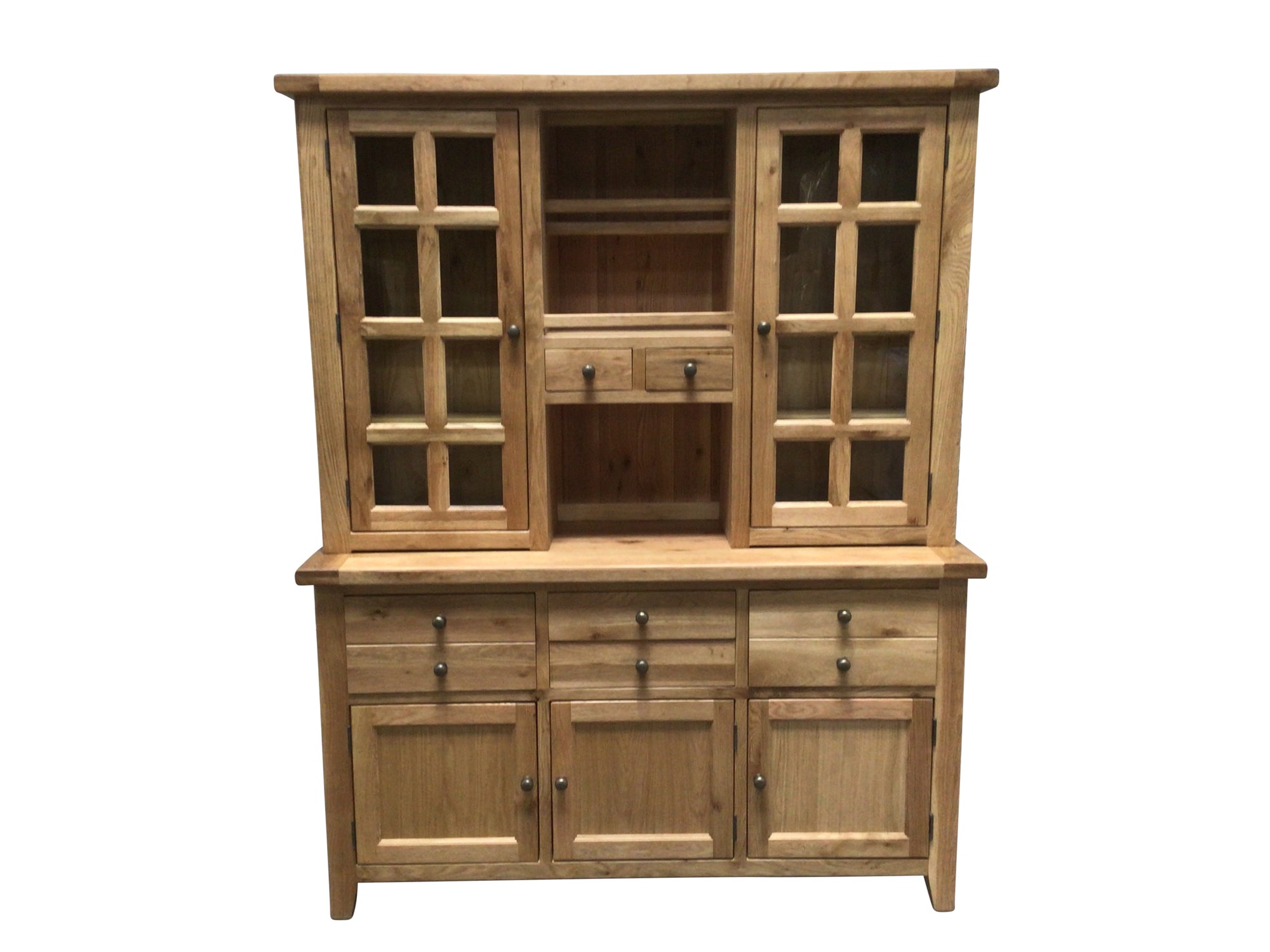 Calgary Oak Large Buffet Hutch