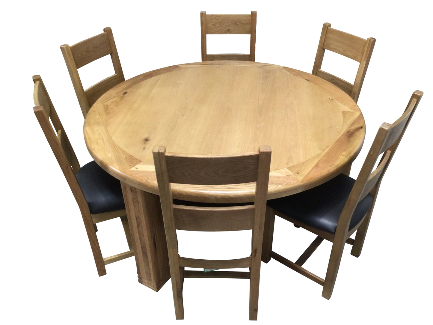 Danube Oak 1.5m Round Dining Set