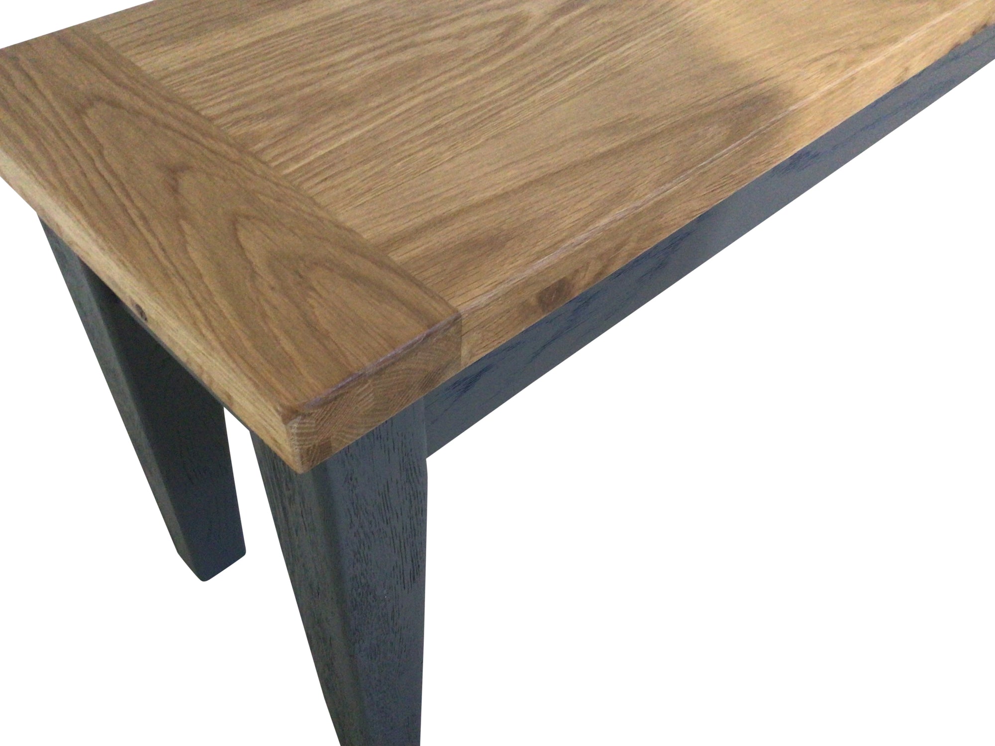 Calgary Oak 1.4m Bench painted Night Blue