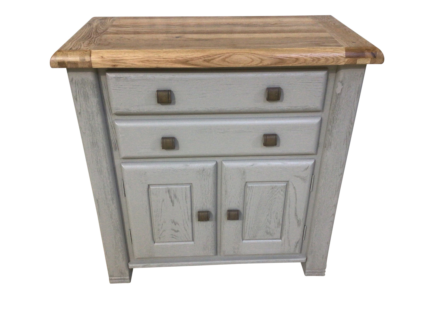 Danube Oak Small Sideboard painted French grey