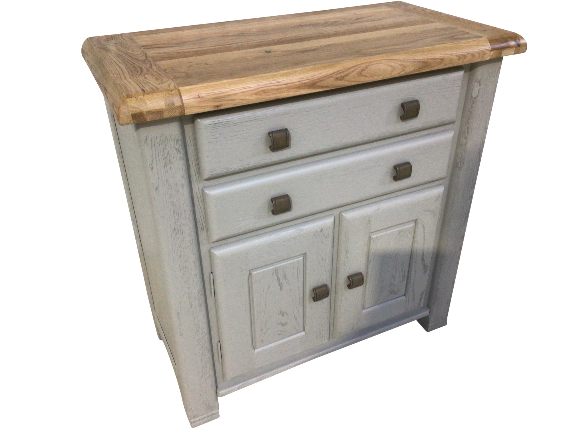 Danube Oak Small Sideboard painted French grey