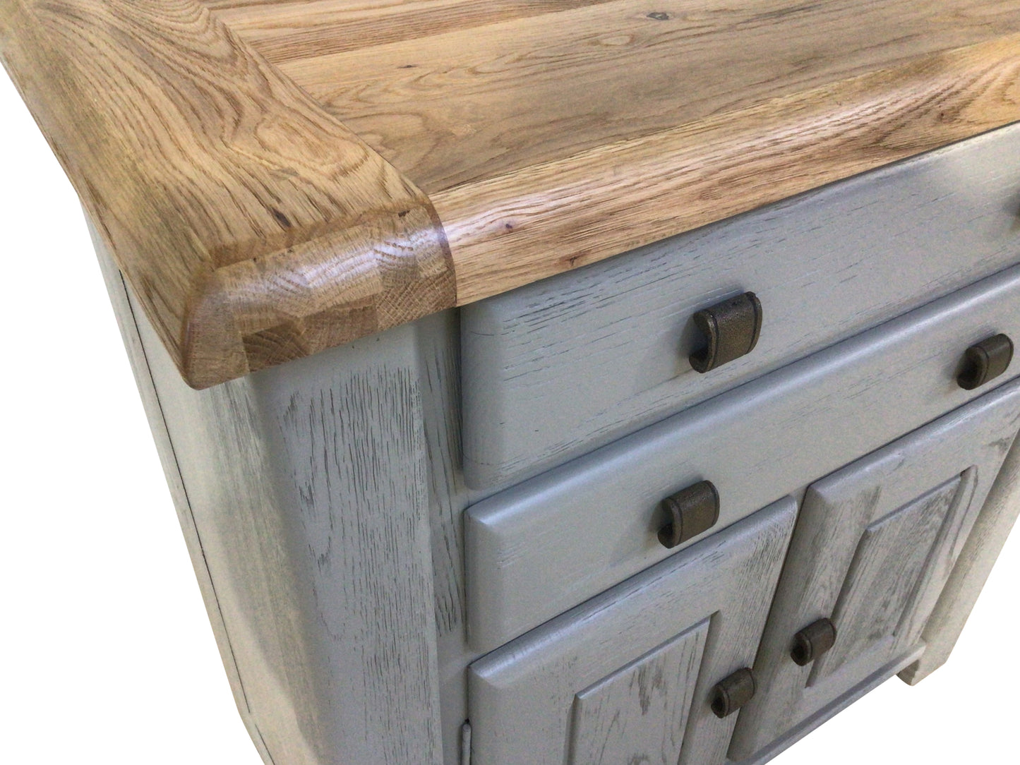 Danube Oak Small Sideboard painted French grey