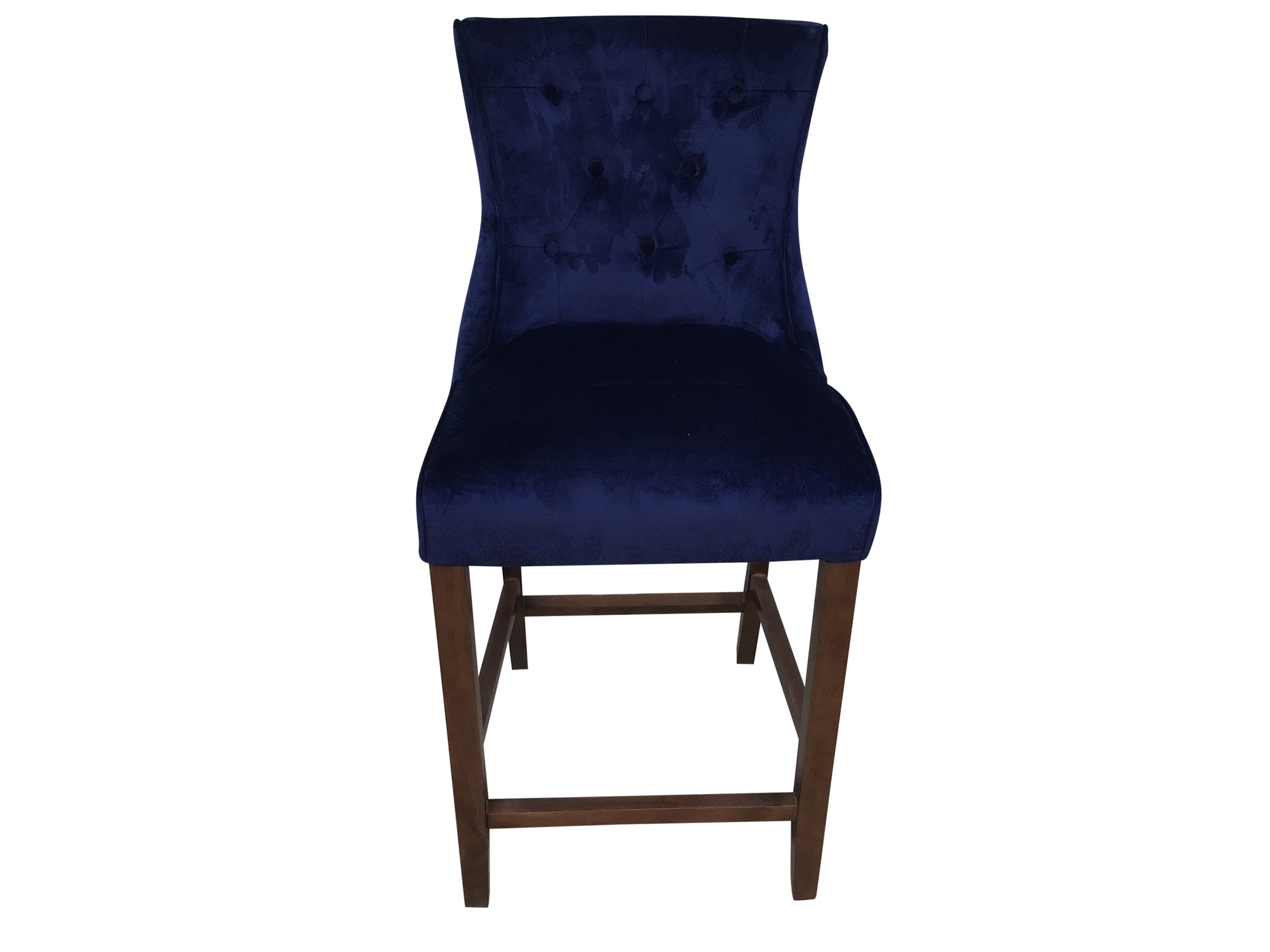 Kingston Blue Velvet Bar Stool