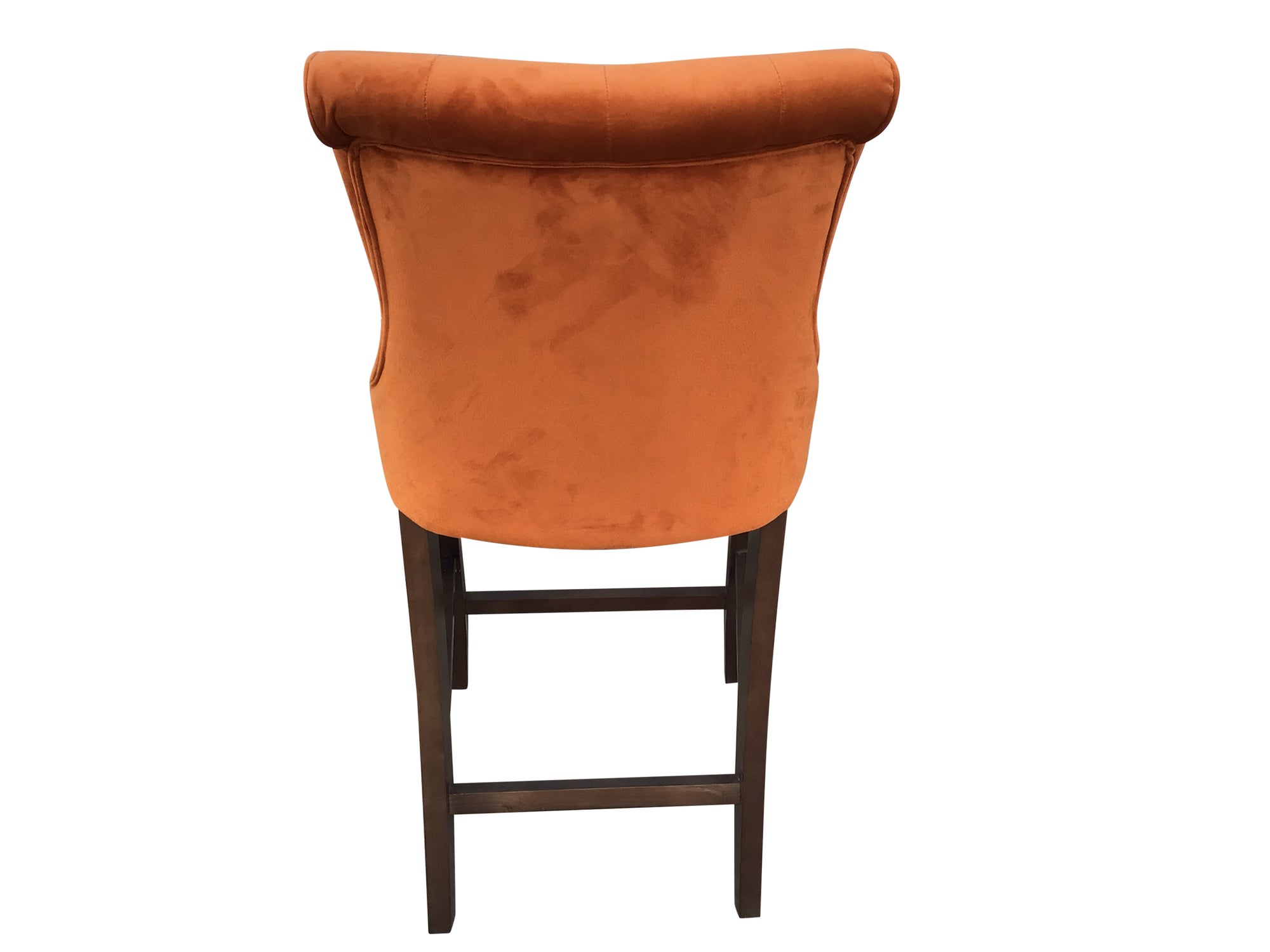 Kingston Rust Velvet Bar Stool