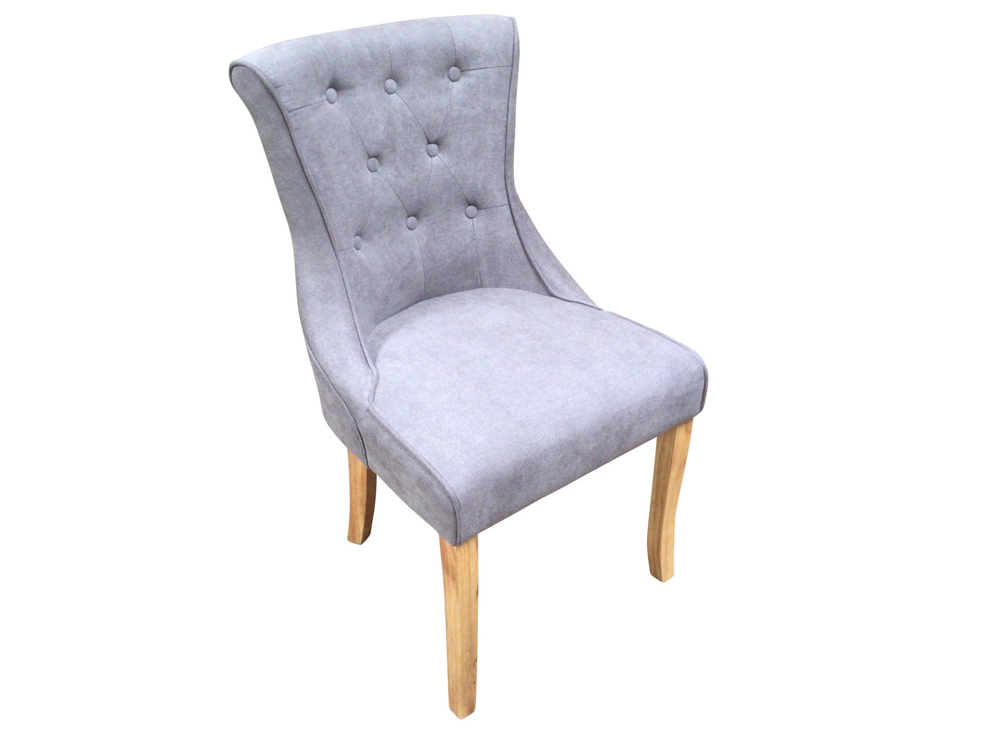 Kingston Chenille Grey Dining Chair