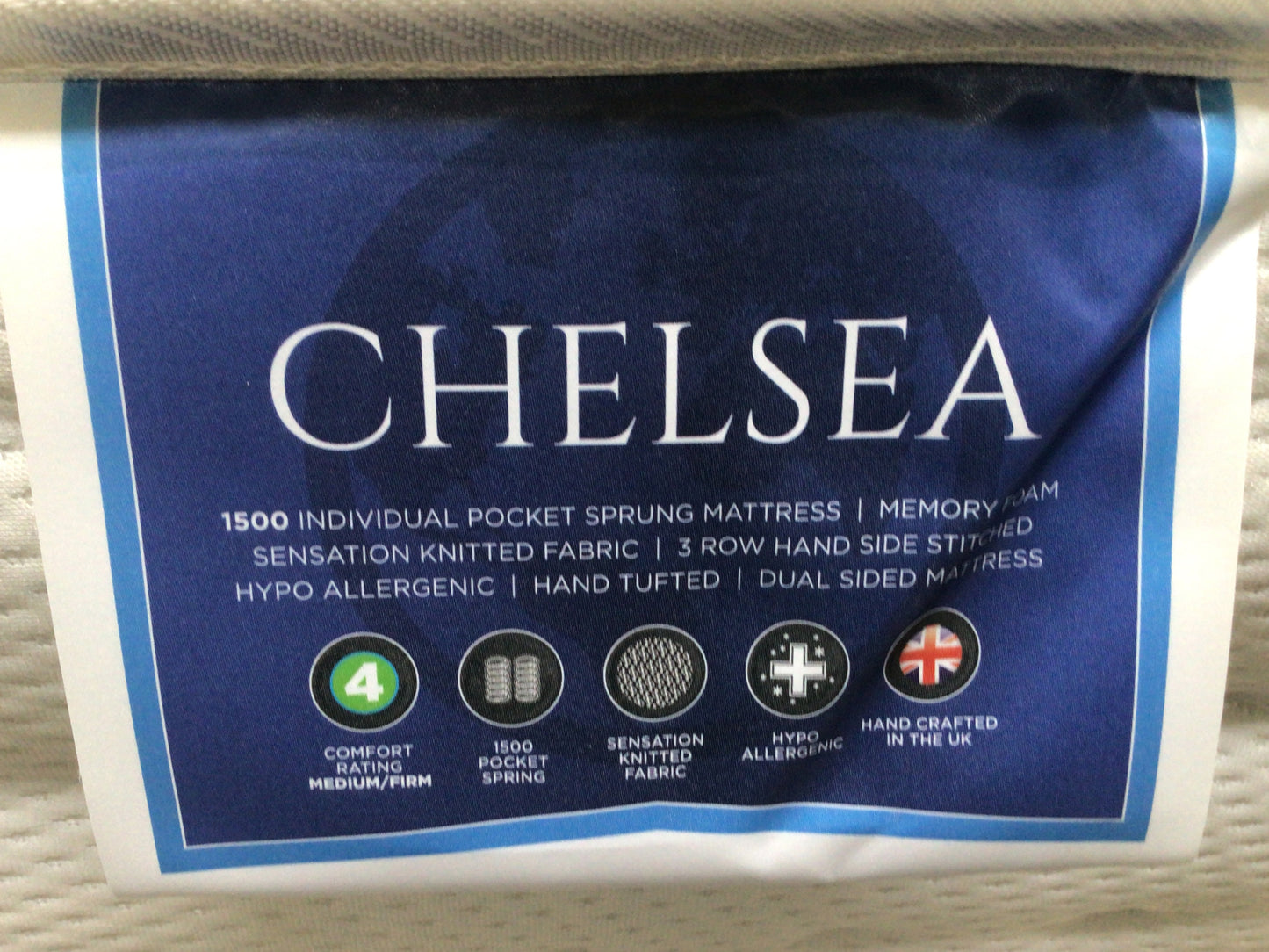 Chelsea 4ft6 Double Pocket & Memory Foam Mattress