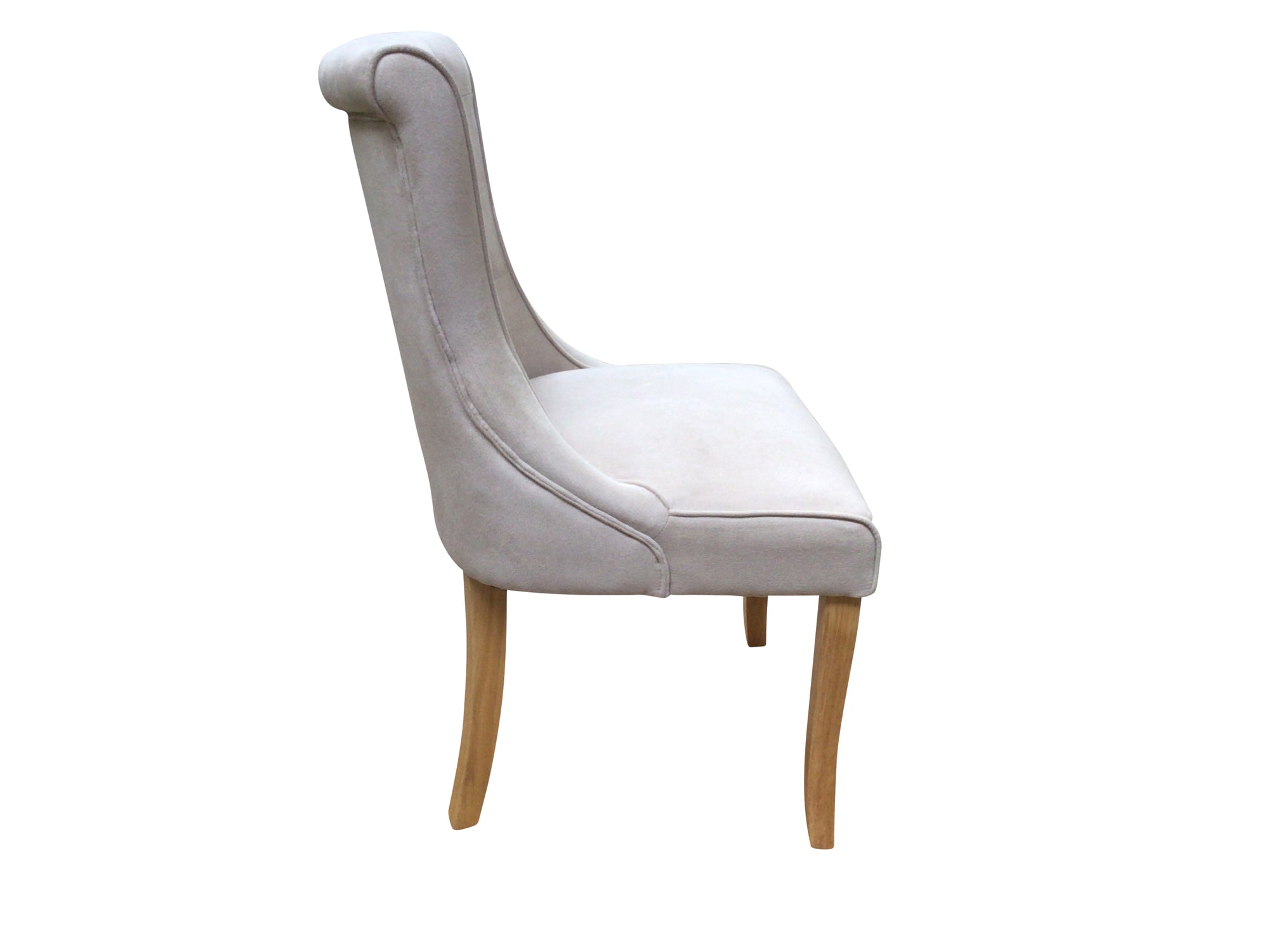 Kingston Chenille Beige Dining Chair