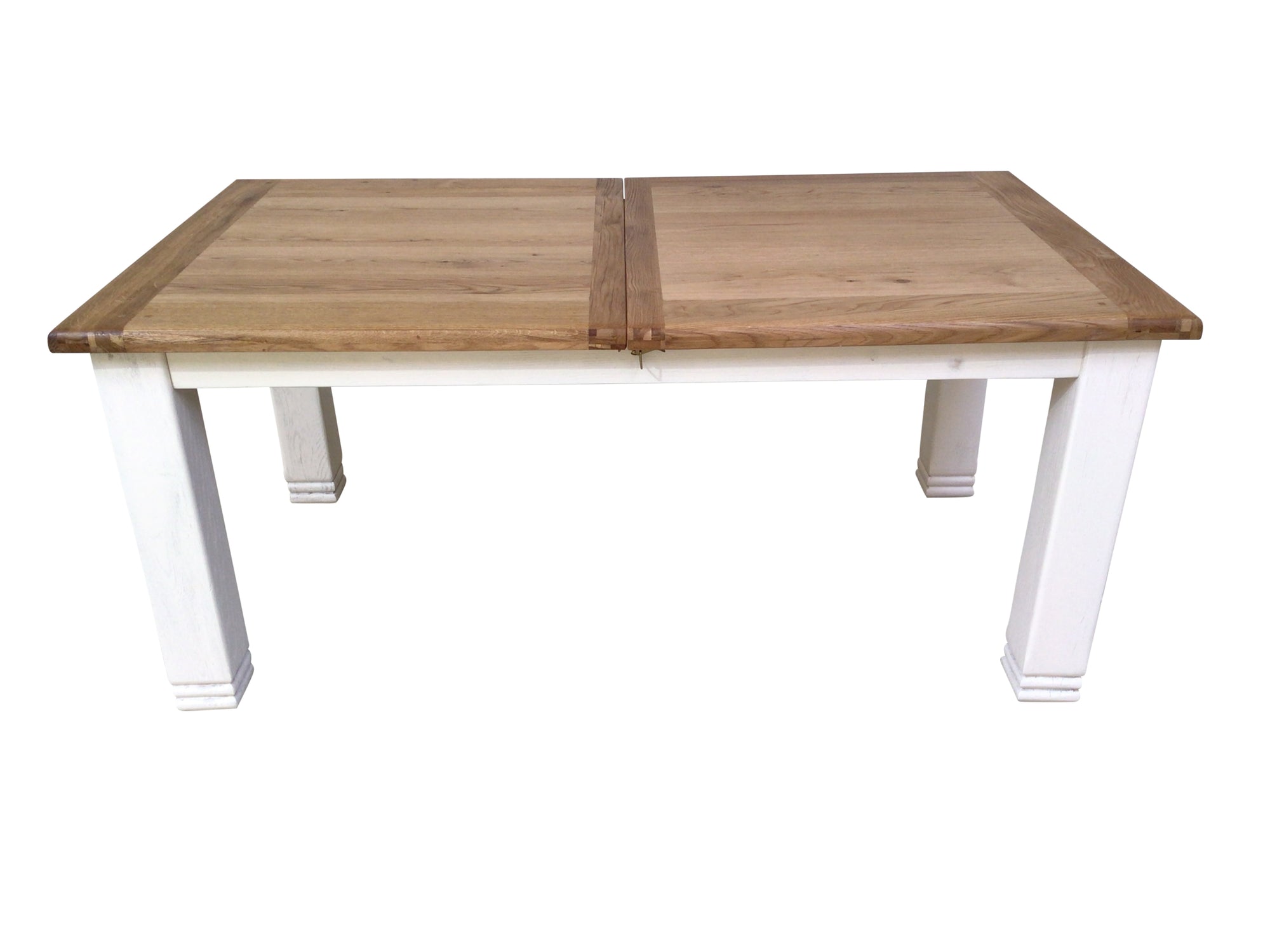 Danube Oak 1.8m Ext Dining Set painted Off-White