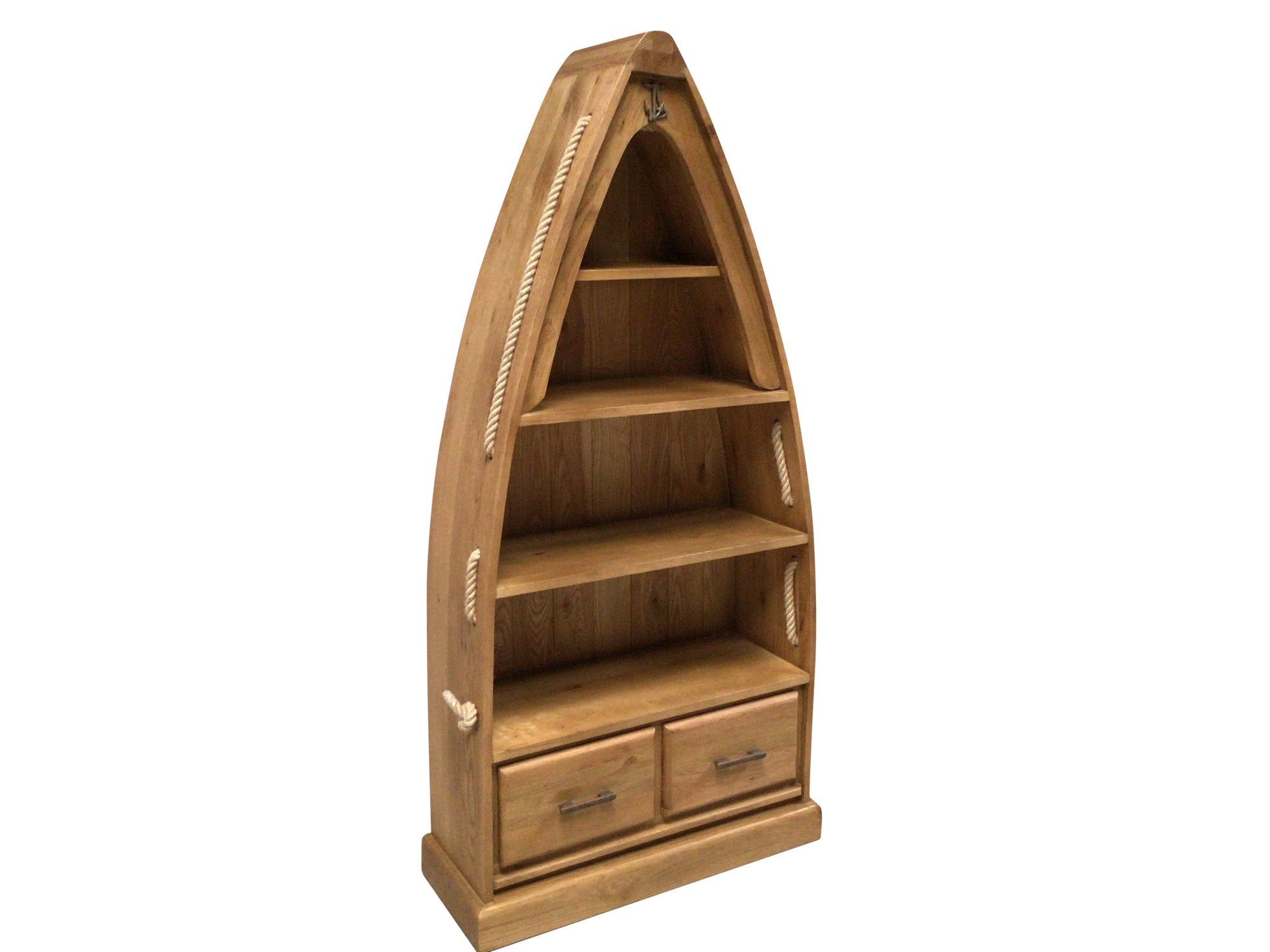 Dinghy Oak Bookcase
