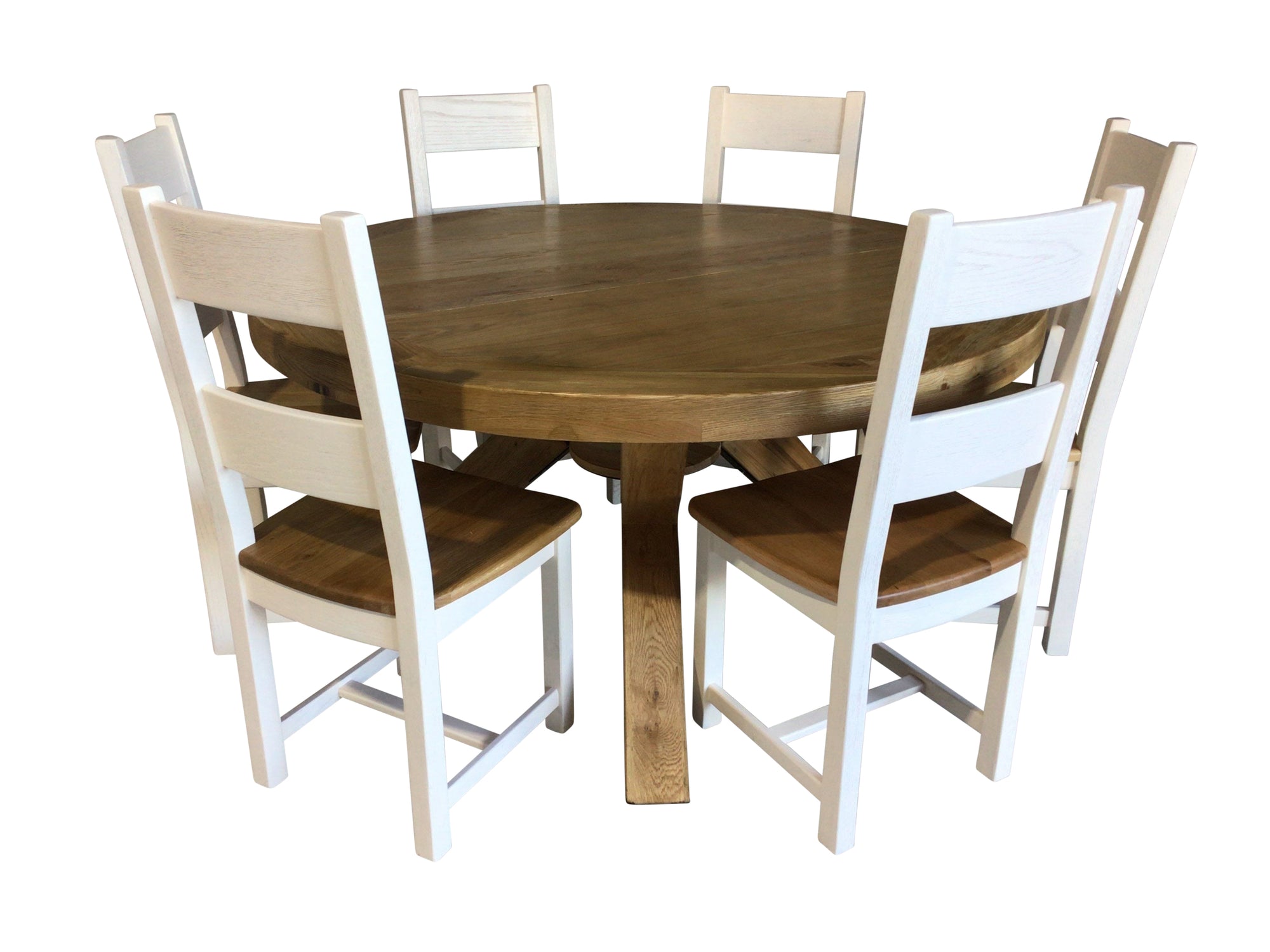 Maximus Oak 1.6m Round Dining Set