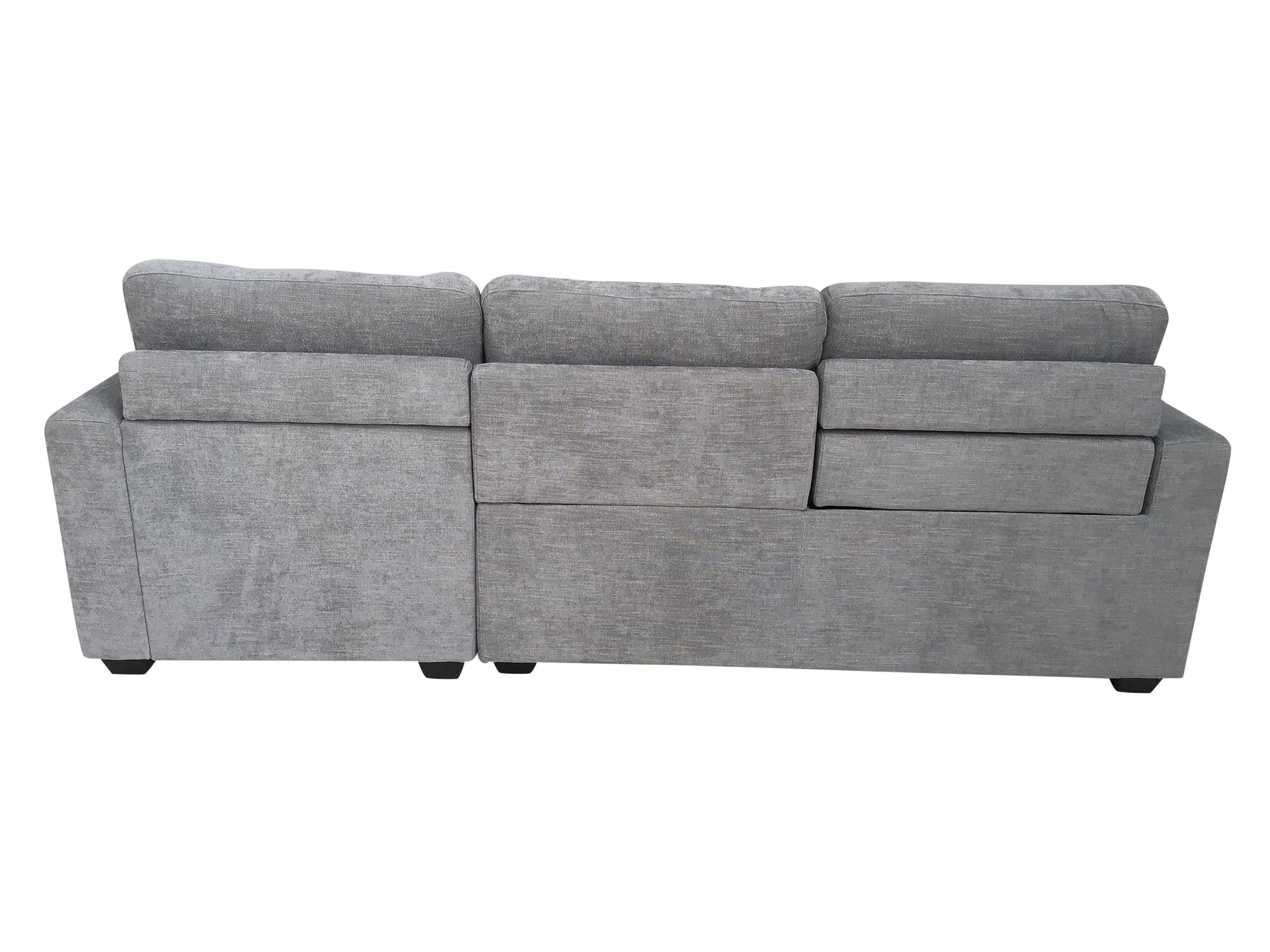 Springfield Grey Linen Corner Sofa - Right Chaise