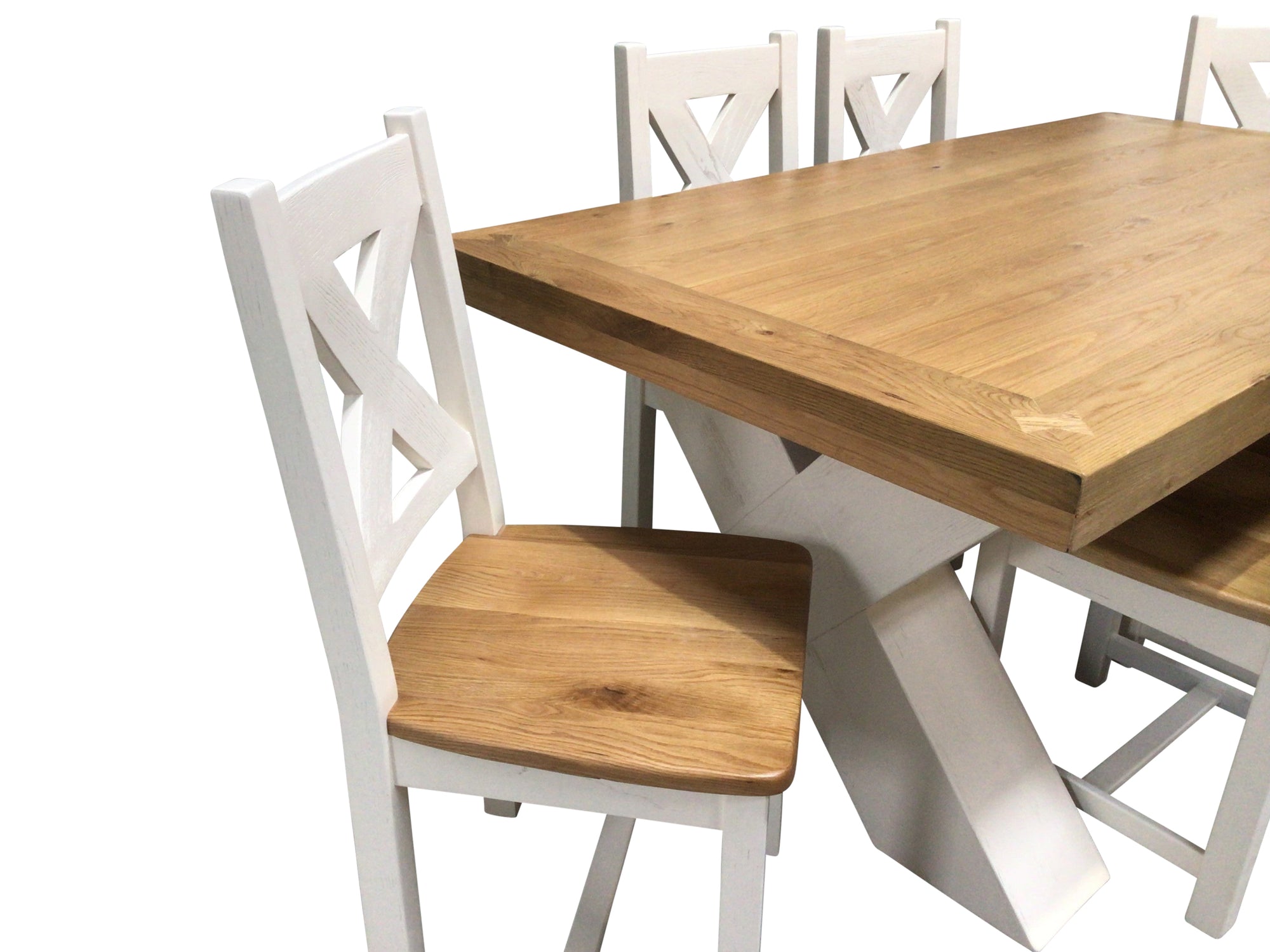 Maximus oak 2.3m dining set