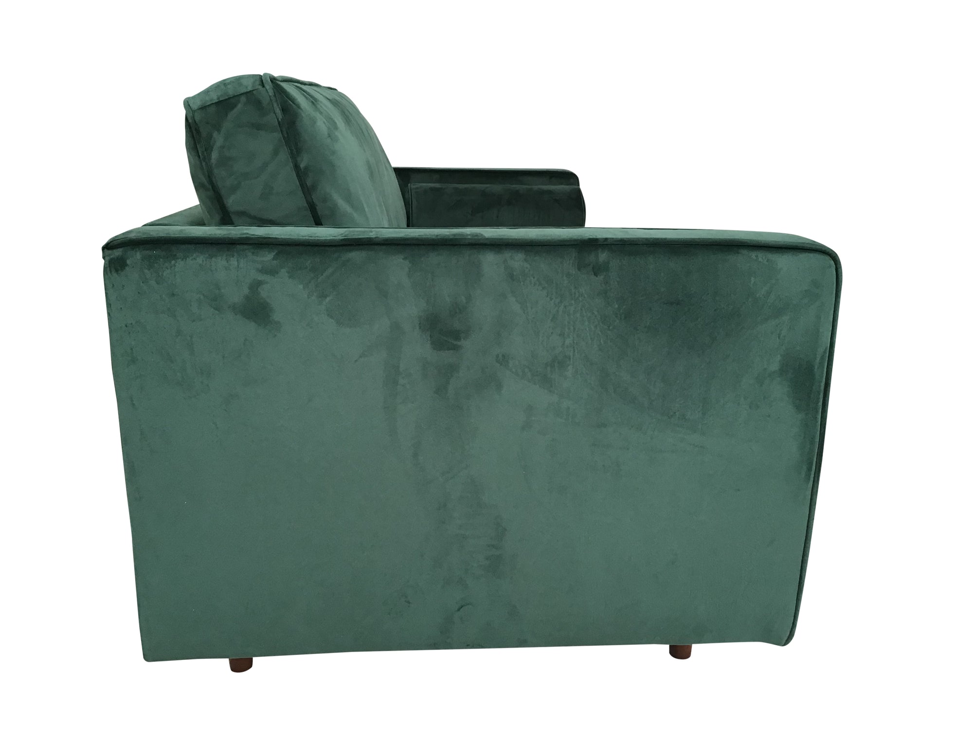 Hudson Green Velvet 2 Seater Sofa