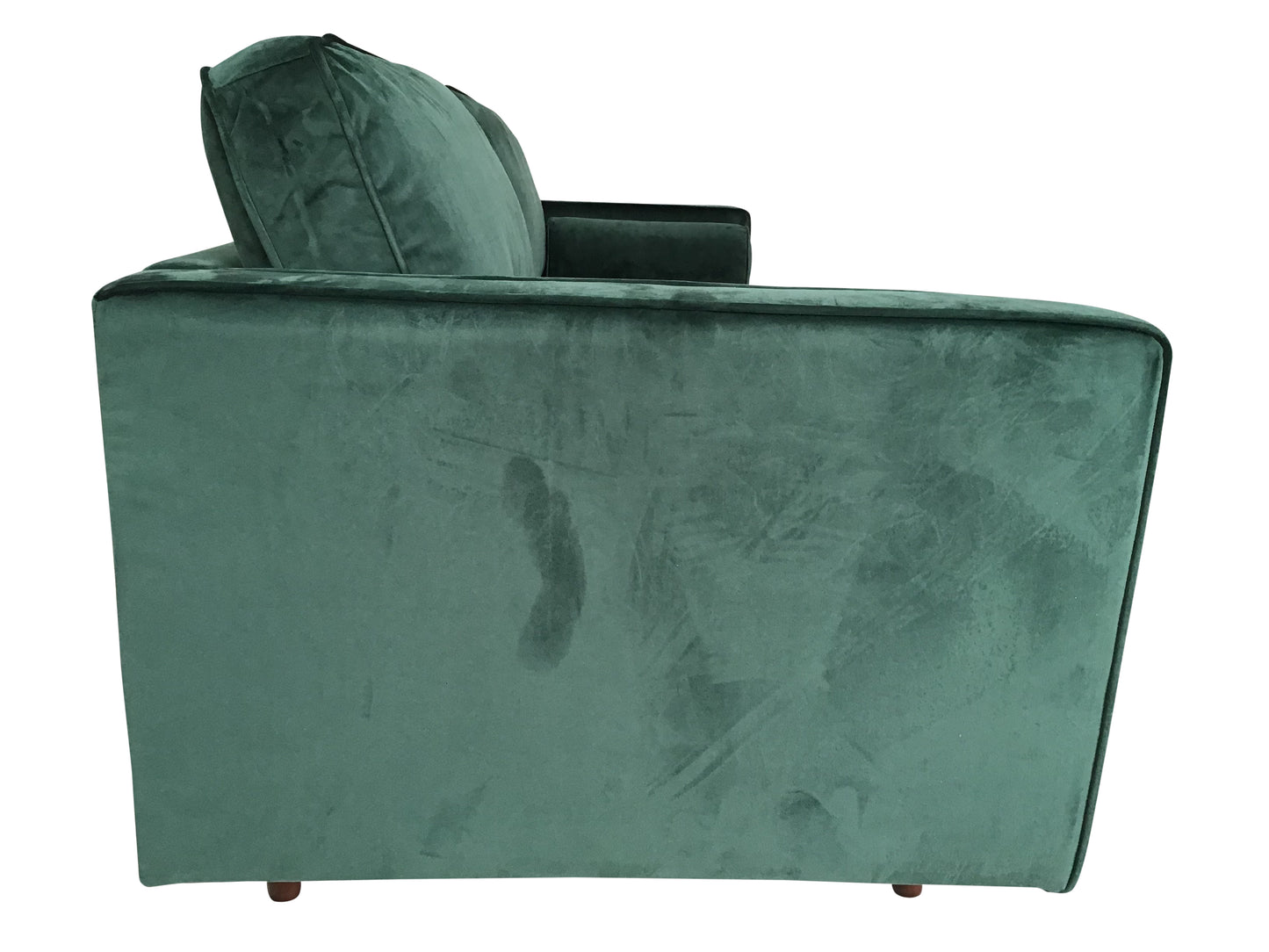 Hudson Green Velvet 3 Seater Sofa